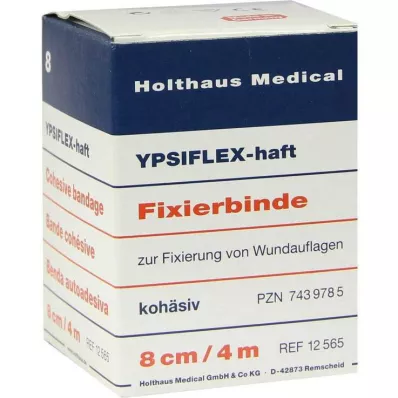 YPSIFLEX Lepicí fixační pás 8 cm x 4 m, 1 ks