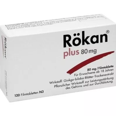RÖKAN Plus 80 mg potahované tablety, 120 ks