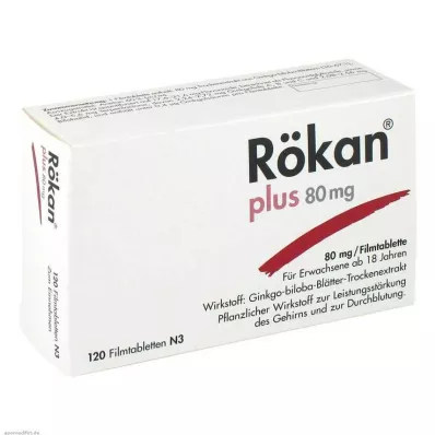 RÖKAN Plus 80 mg potahované tablety, 120 ks