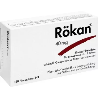 RÖKAN 40 mg potahované tablety, 120 kusů