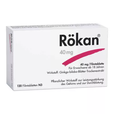 RÖKAN 40 mg potahované tablety, 120 kusů
