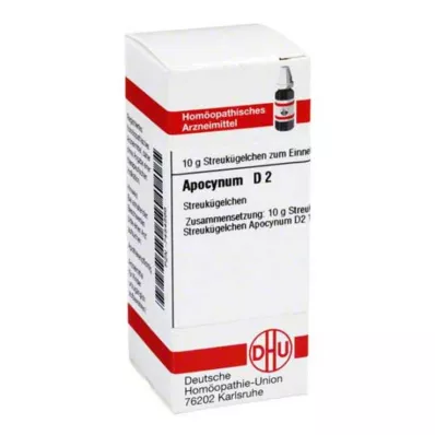 APOCYNUM D 2 globule, 10 g