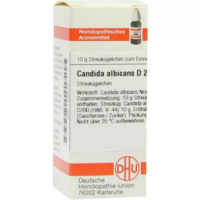 CANDIDA ALBICANS D 200 globulí, 10 g CANDIDA ALBICANS D 200 globulí, 10 g