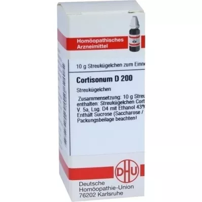 CORTISONUM D 200 globulí, 10 g