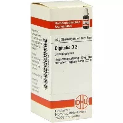 DIGITALIS D 2 globule, 10 g