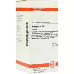 ICHTHYOLUM D 6 tablet, 200 ks