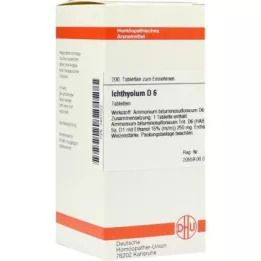 ICHTHYOLUM D 6 tablet, 200 ks