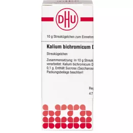 KALIUM BICHROMICUM D 1000 globulí, 10 g