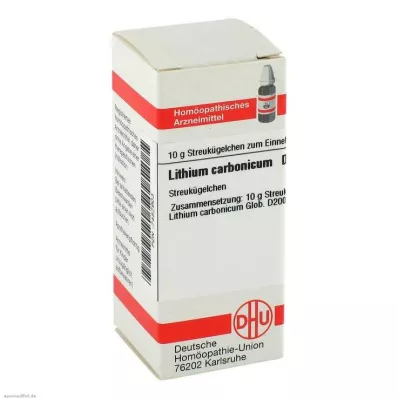 DHU Lithium carbonicum D 200 globule, 10 g