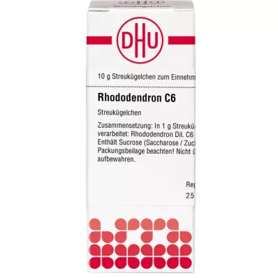 RHODODENDRON C 6 globulí, 10 g