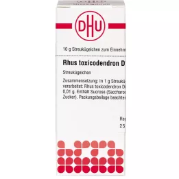 RHUS TOXICODENDRON D 1000 globulí, 10 g