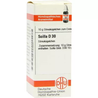 SCILLA D 30 globulí, 10 g