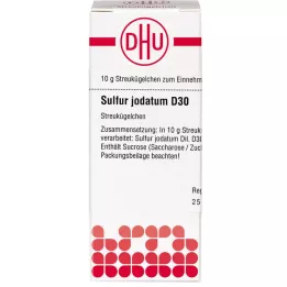 SULFUR JODATUM D 30 globulí, 10 g