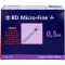 BD MICRO-FINE+ Inzulinspr.0,5 ml U100 8 mm, 100X0,5 ml