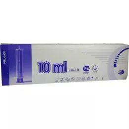 SPRITZE 10 ml dvoudílný excentr Luer, 100 ks