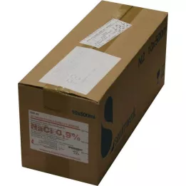 ISOTONISCHE Fyziologický roztok 0,9% Bernburg Inf.-L.Glass, 10X500 ml