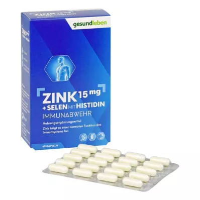 GESUND LEBEN Zinek 15 mg+selen, 60 ks