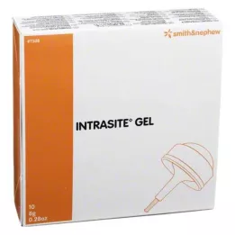 INTRASITE Gelový hydrogel na čištění ran, 10X8 g
