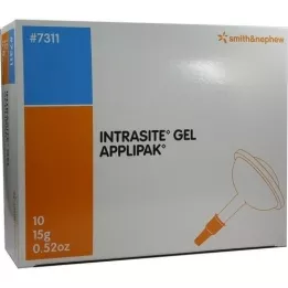 INTRASITE Gelový hydrogel na čištění ran, 10X15 g