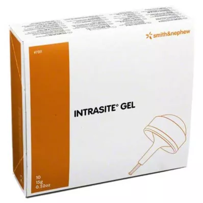 INTRASITE Gelový hydrogel na čištění ran, 10X15 g
