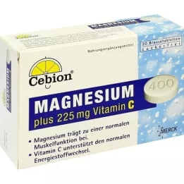 CEBION Plus Magnesium 400 šumivé tablety, 20 ks