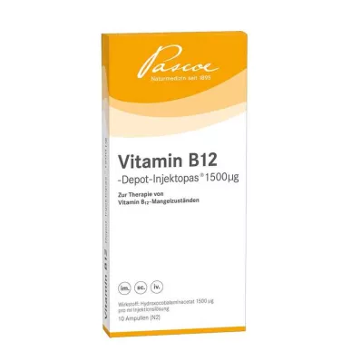 Vitamin B12 depotní injekce 1500 µg injekčního roztoku, 100X1 ml