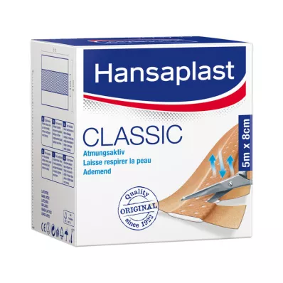 Hansaplast Klasická omítka 8 cm x 5 m, 1 kus