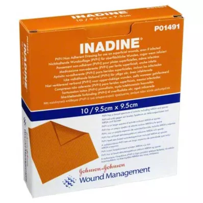 Inadine masťová gáza s Pvp Io, 10 ks
