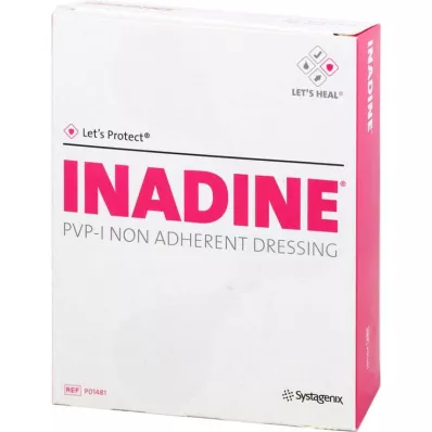 Inadine masťová gáza s Pvp Io, 25 ks