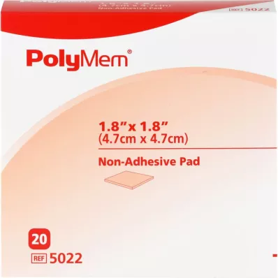 POLYMEM Podložka na rány n.adhesive 5x5 cm, 20 ks