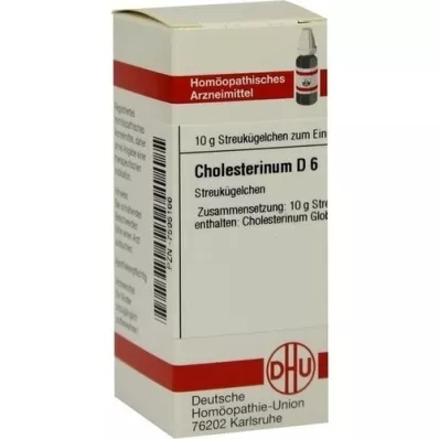 CHOLESTERINUM D 6 globulí, 10 g