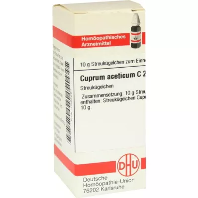 CUPRUM ACETICUM C 200 globulí, 10 g