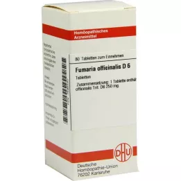 FUMARIA OFFICINALIS D 6 tablet, 80 ks