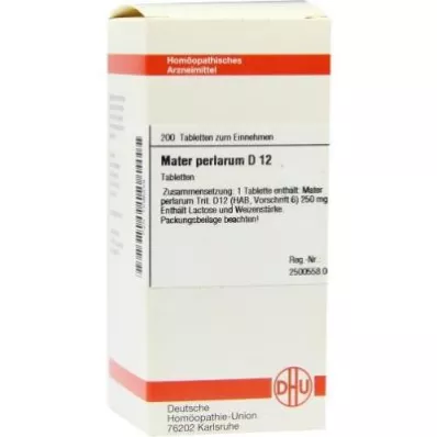 Mater Perlarum D12 tablety (200 kusů)