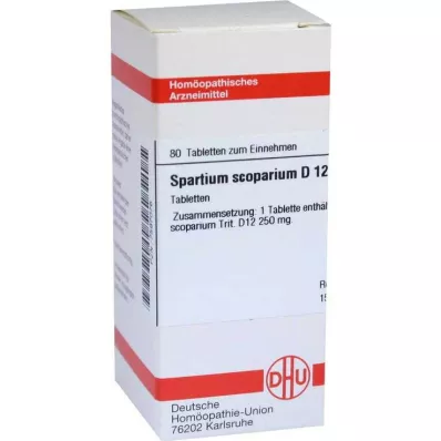 DHU Spartium Scoparium D 12 tablet, 80 ks