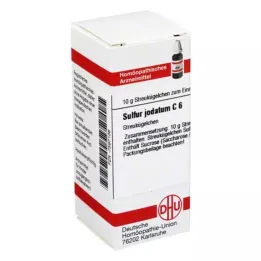 SULFUR JODATUM C 6 globulí, 10 g