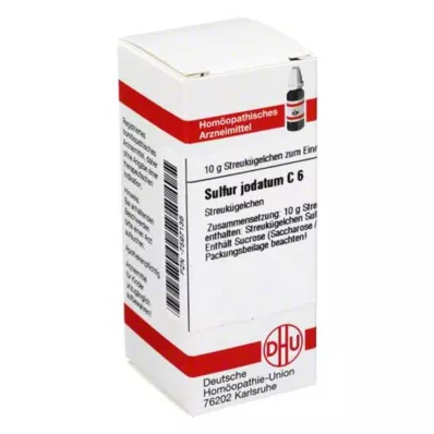 SULFUR JODATUM C 6 globulí, 10 g