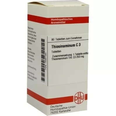 THIOSINAMINUM C 3 tablety, 80 ks