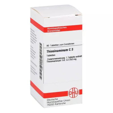 THIOSINAMINUM C 3 tablety, 80 ks