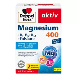 DOPPELHERZ Hořčík 400 mg tablety, 60 ks