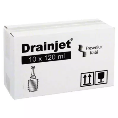 Freka Drainjet fyziologický roztok 0,9% Iso, 10X120 ml