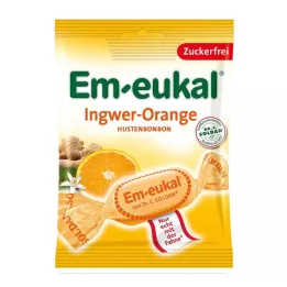 EM-EUKAL Bonbóny Zázvor Pomeranč bez cukru, 75 g