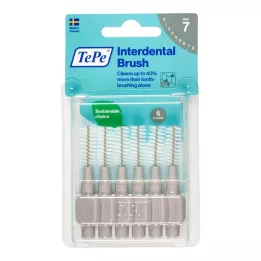 TEPE Mezizubní kartáček Original 1,3 mm ISO 7 šedých, 6 ks