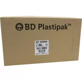 BD PLASTIPAK Spr.50 ml Luer ecc., 60X50 ml