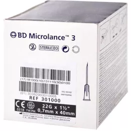BD MICROLANCE Speciální kanyla 22 G 1 1/2, 100 ks