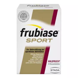 FRUBIASE SPORT Šumivé tablety z lesních plodů, 20 ks