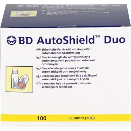 BD AUTOSHIELD Duo bezpečnostní jehly do pera 5 mm, 100 ks