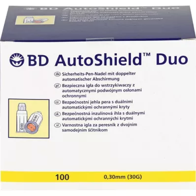 BD AUTOSHIELD Duo bezpečnostní jehly do pera 5 mm, 100 ks