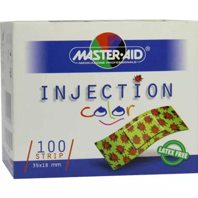 INJECTION barevný proužek 18x39 mm dětský brouk, 100 ks