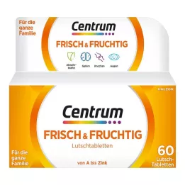 CENTRUM čerstvé &amp; ovocné pastilky, 60 ks